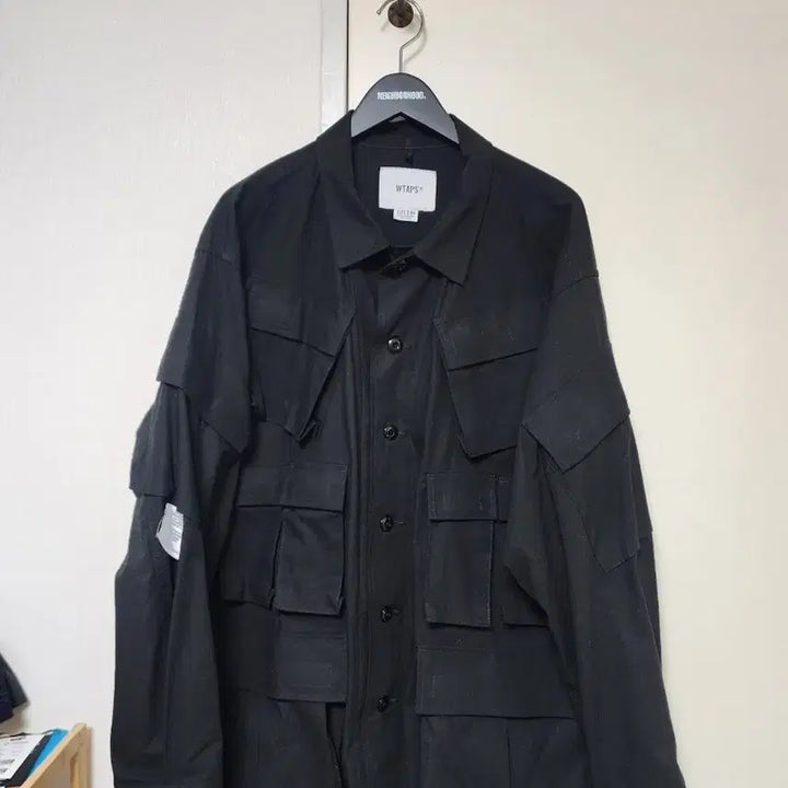 [SOLD OUT] 더블탭스 20 AW 모듈라 셔츠 블랙