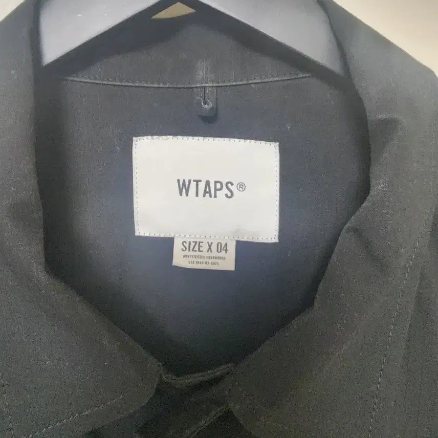 [SOLD OUT] 더블탭스 20 AW 모듈라 셔츠 블랙