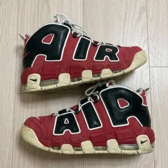 [BUNJANG] Nike Air More Uptempo Pippen Sneakers / 나이키 에어 모어 업템포 피펜 250 - 실착용 추천