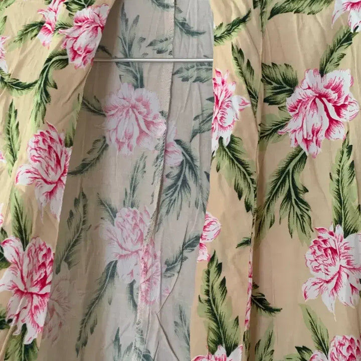 [BUNJANG] Floral Robe Cardigan / 플라워 로브 가디건 (새상품)