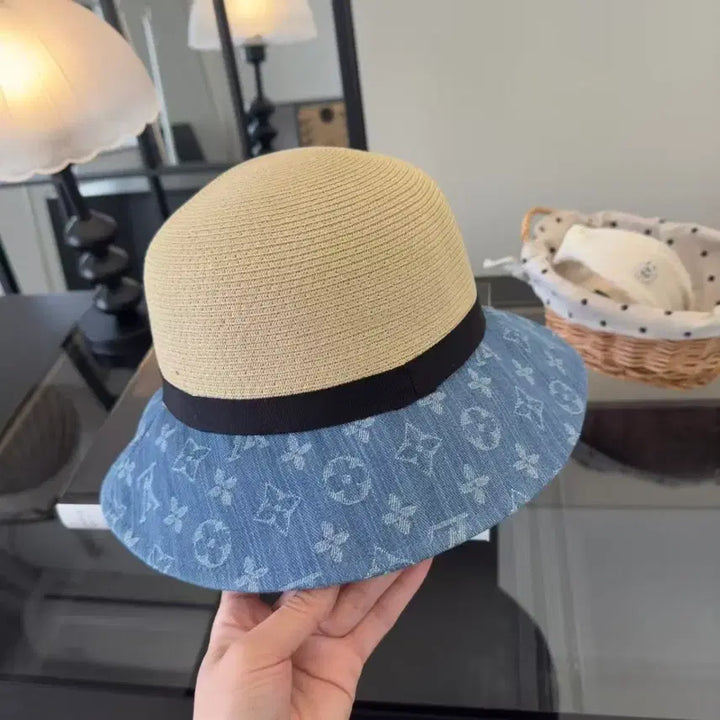 [BUNJANG] Louis Vuitton Monogram Denim Bucket Hat / 루이비통 모노그램 데님 벙거지 모자