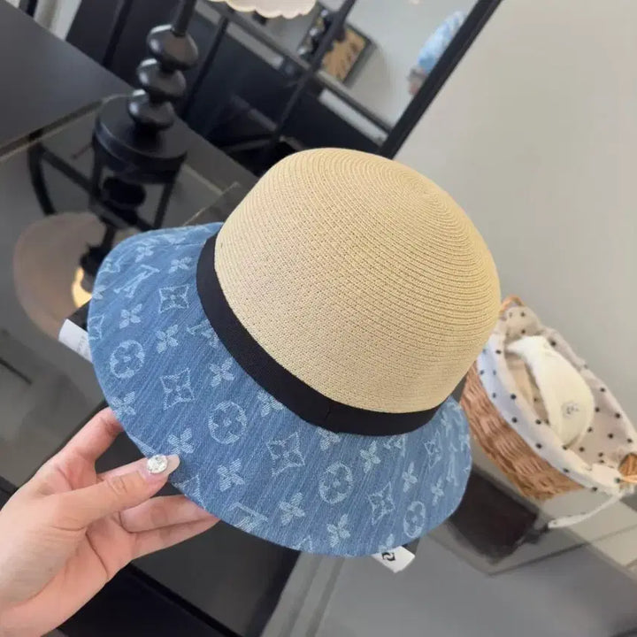 [BUNJANG] Louis Vuitton Monogram Denim Bucket Hat / 루이비통 모노그램 데님 벙거지 모자