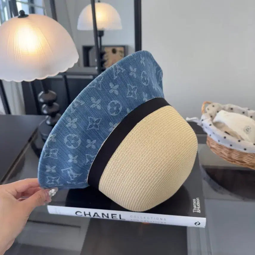 [BUNJANG] Louis Vuitton Monogram Denim Bucket Hat / 루이비통 모노그램 데님 벙거지 모자