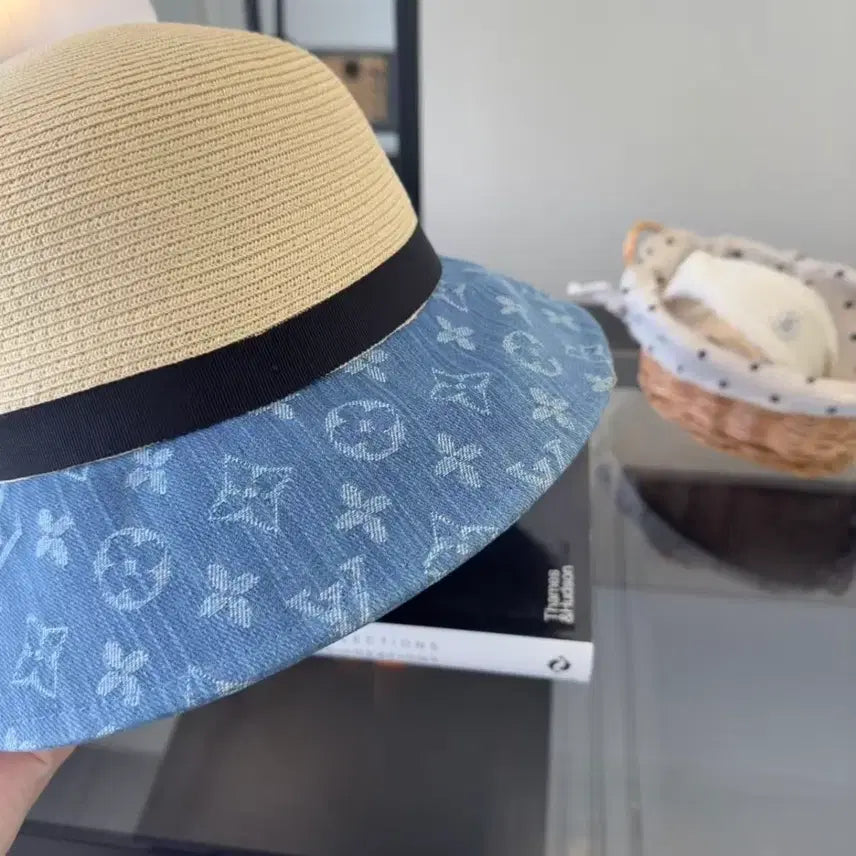 [BUNJANG] Louis Vuitton Monogram Denim Bucket Hat / 루이비통 모노그램 데님 벙거지 모자