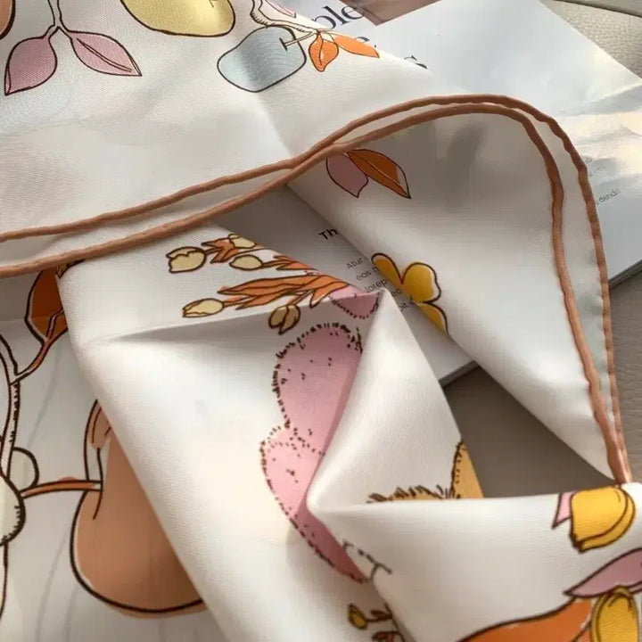 [BUNJANG] Hermes Animal Print Square Scarf / 에르메스 까레 스카프 동물 프린트