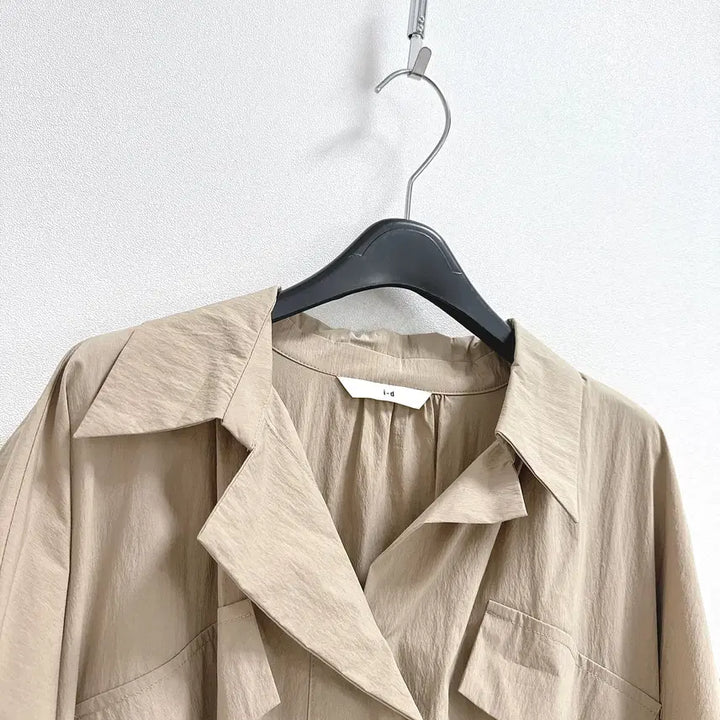 [BUNJANG] ID Beige Crinkly Midi Dress / 제평 아이디 베이지 바스락 미디원피스