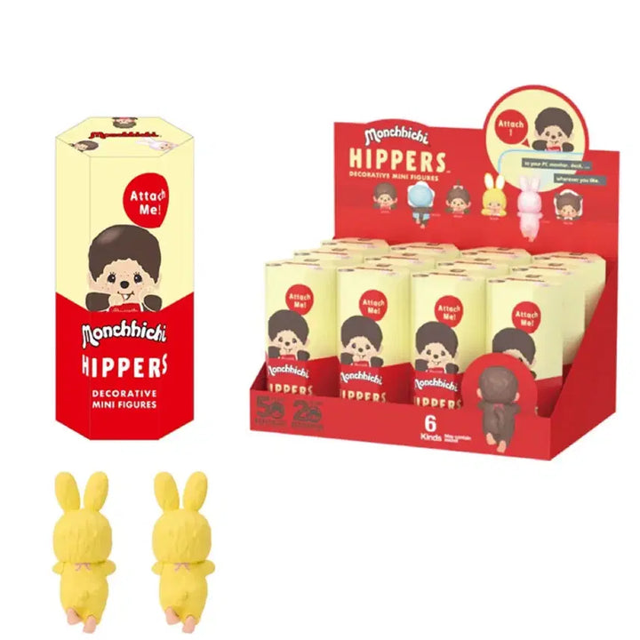 [BUNJANG] Monchhichi Hipper Yellow Chimutan Figure / 몬치치 히퍼 옐로우 노랑 치무탄