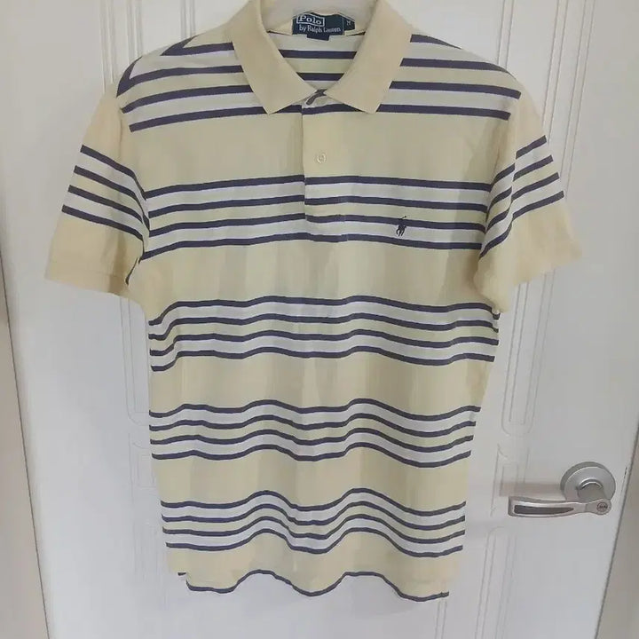 [BUNJANG] Polo Ralph Lauren Striped Short Sleeve Polo Shirt M / 폴로 랄프로렌 스트라이프 반팔 카라티 M