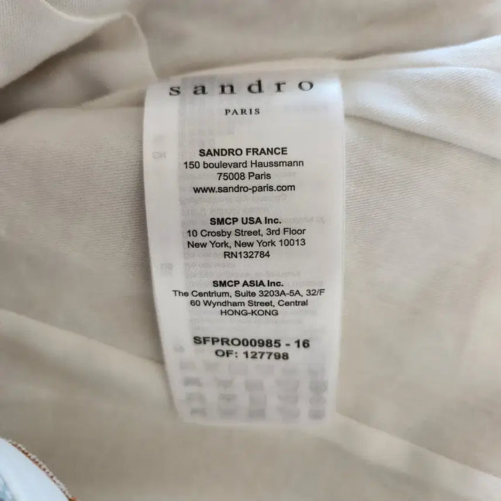 [SOLD OUT] 택만뗀 새거 21 ss 산드로 트위드 원피스 (34)