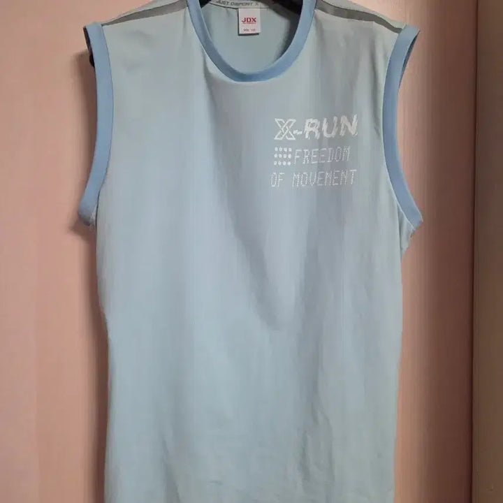 [BUNJANG] JDX X-RUN Sleeveless T-Shirt Sky Blue / JDX X-RUN 민소매 티셔츠 하늘색