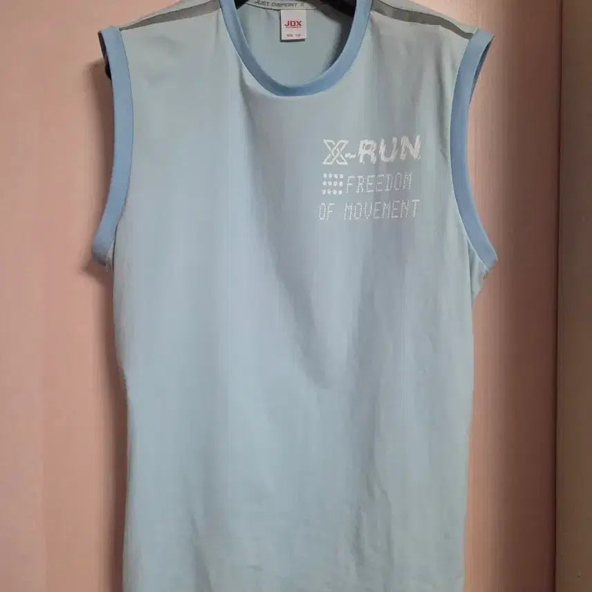 [BUNJANG] JDX X-RUN Sleeveless T-Shirt Sky Blue / JDX X-RUN 민소매 티셔츠 하늘색