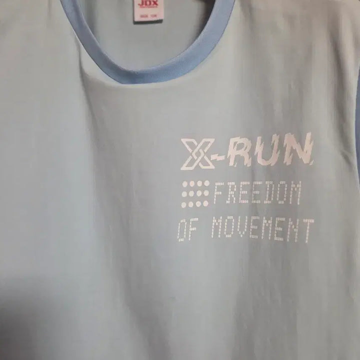 [BUNJANG] JDX X-RUN Sleeveless T-Shirt Sky Blue / JDX X-RUN 민소매 티셔츠 하늘색