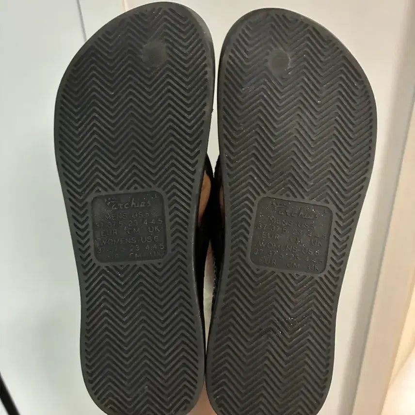 [BUNJANG] Archies Black Flip-Flop Slippers 230 / 아치스 블랙 쪼리 슬리퍼 230
