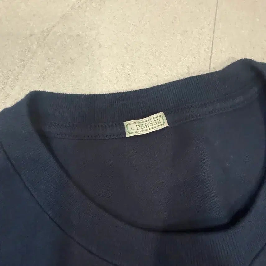 [BUNJANG] Apresse Navy T-shirt / 아프레쎄 반팔 네이비 3