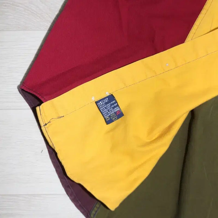 [BUNJANG] Tommy Hilfiger Colorblock Patchwork Shirt / 타미 힐피거 컬러블록 패치워크 셔츠