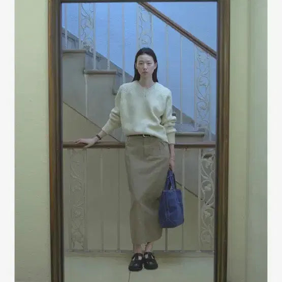 [SOLD OUT] 얼바닉30 사파리 스커트 m