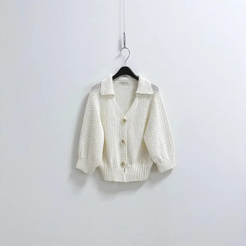 [BUNJANG] Earl Grey People Crochet Cardigan / 얼그레이 피플 크로셰 가디건