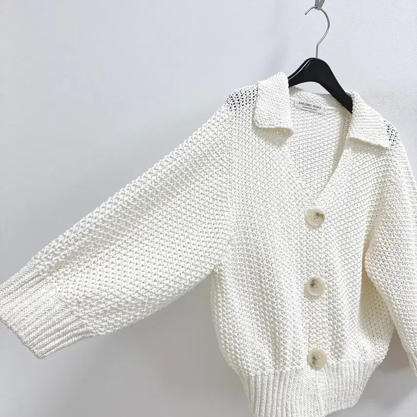 [BUNJANG] Earl Grey People Crochet Cardigan / 얼그레이 피플 크로셰 가디건