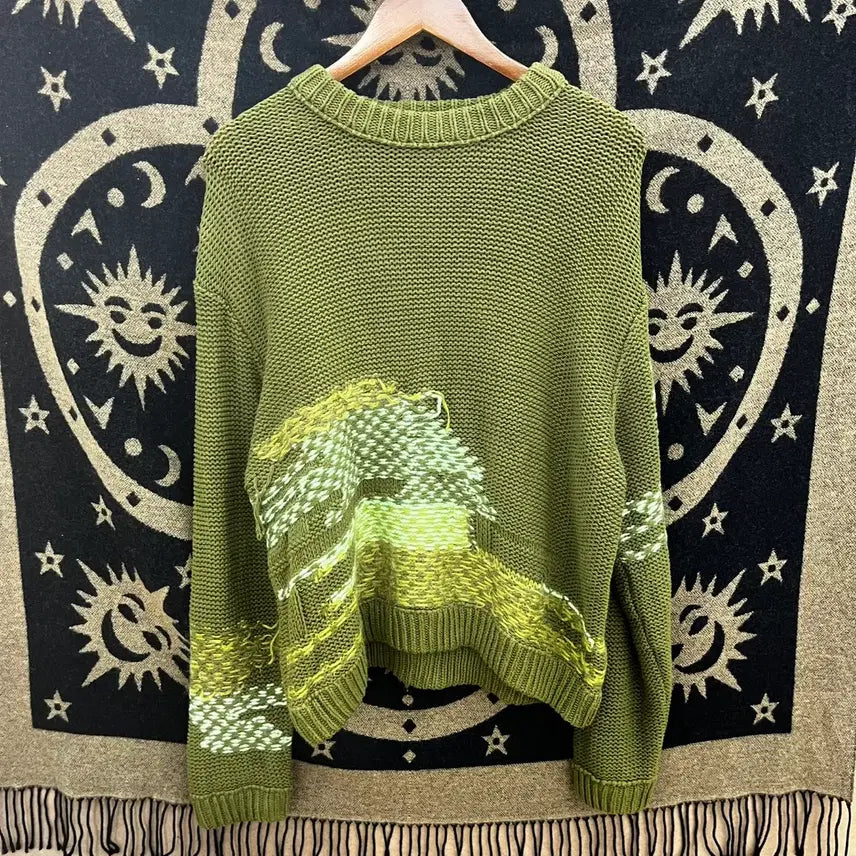 [BUNJANG] Andersson Bell Vintage Ethnic Hippie Knit Sweater / 앤더슨벨 빈티지 아메카지 에스닉 히피 뜨개 니트 K0128