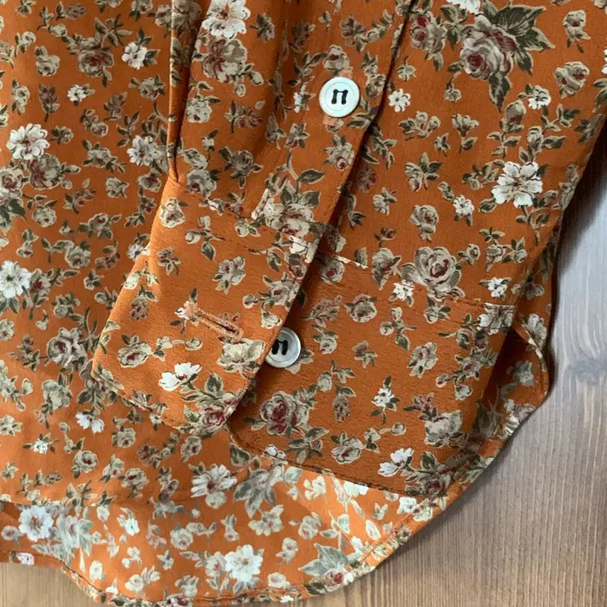 [BUNJANG] Vintage Floral Blouse / 일본 빈티지 플로럴 블라우스