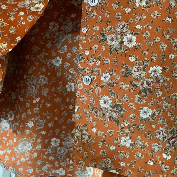 [BUNJANG] Vintage Floral Blouse / 일본 빈티지 플로럴 블라우스