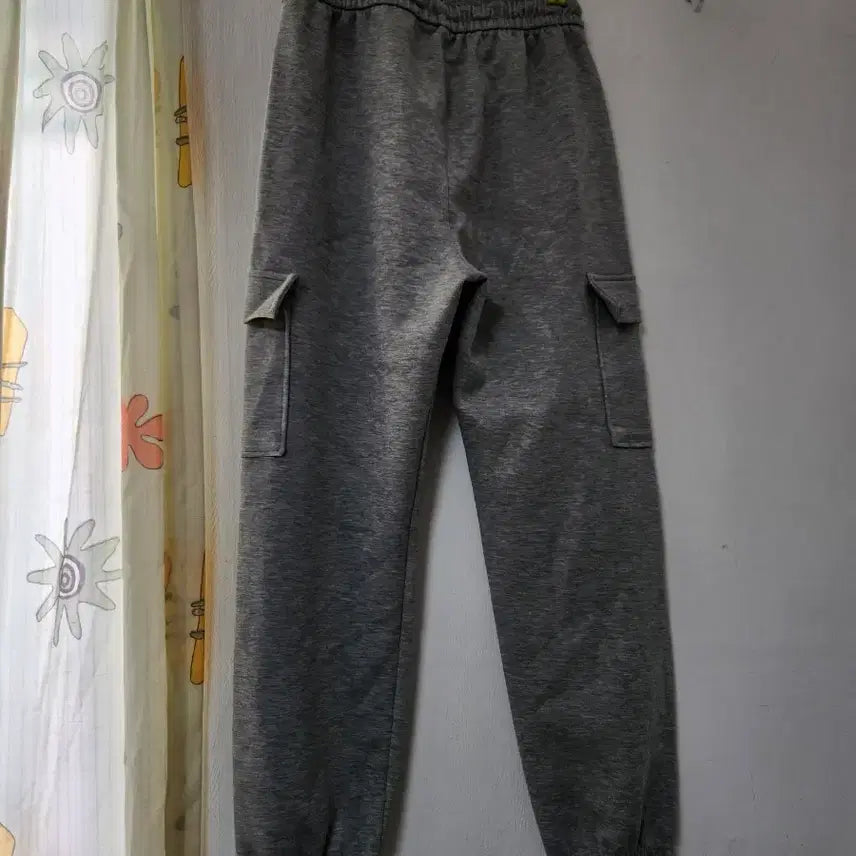 [BUNJANG] Gray Cargo Jogger Training Pants / 회색 카고 조거 트레이닝 바지F(M
