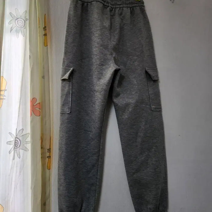 [BUNJANG] Gray Cargo Jogger Training Pants / 회색 카고 조거 트레이닝 바지F(M