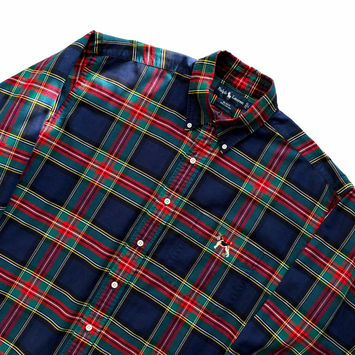 [SOLD OUT] 90s 폴로 랄프로렌 BLAKE 체크 셔츠 L(105~108)