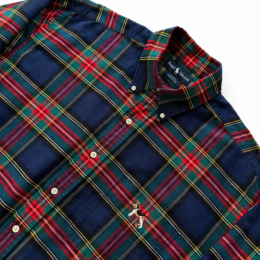 [SOLD OUT] 90s 폴로 랄프로렌 BLAKE 체크 셔츠 L(105~108)