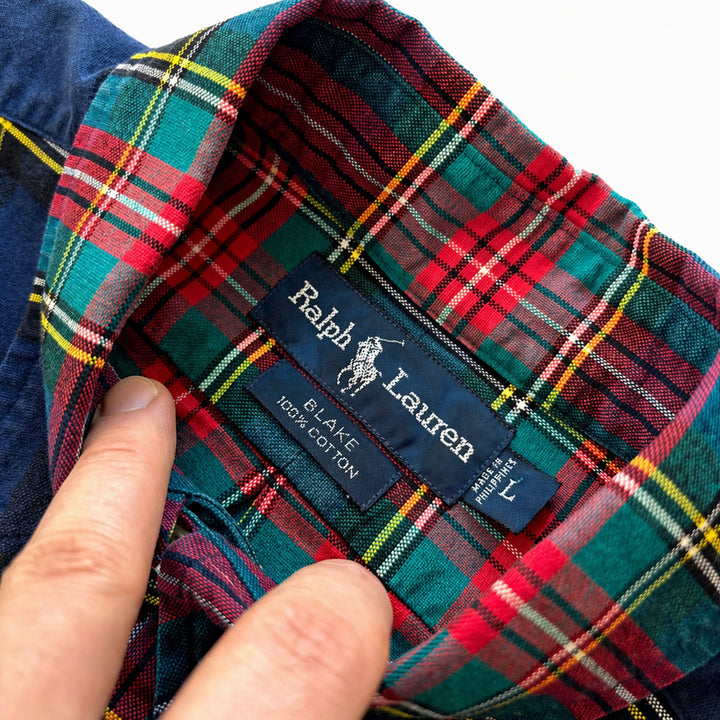 [SOLD OUT] 90s 폴로 랄프로렌 BLAKE 체크 셔츠 L(105~108)