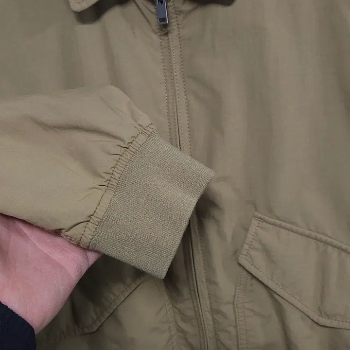 [BUNJANG] Uniqlo Beige Tanker Blouson Jacket / 유니클로(UNIQLO) 베이지 탱커 블루종 자켓 / 봄가을 집업 점퍼