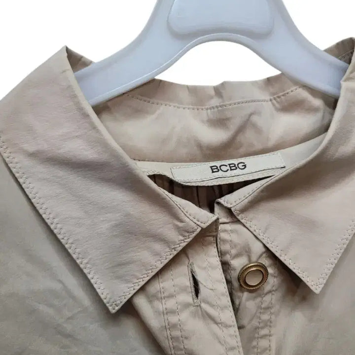 [BUNJANG] BCBG Cotton Blend Summer Blouse / bcbg 면폴리 소재 봄여름 남방 블라우스