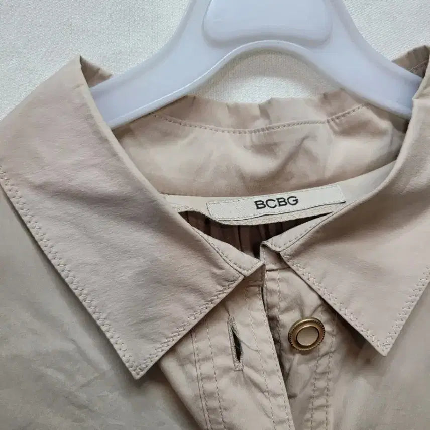 [BUNJANG] BCBG Cotton Blend Summer Blouse / bcbg 면폴리 소재 봄여름 남방 블라우스