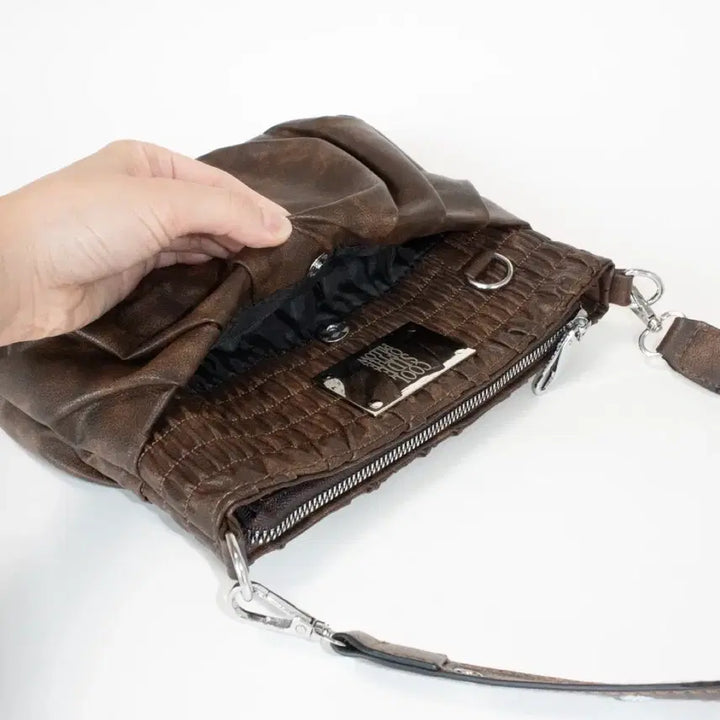 [BUNJANG] Coolside of the Pillow Boxer Bag Brown / 쿨사이드옵더필로우 복서 백 브라운