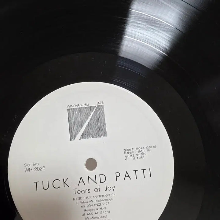 [SOLD OUT] TUCK &amp; PATTI LP