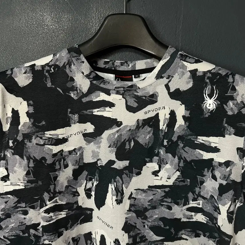 [SOLD OUT] XL 스파이더 로고 카모플라쥬 반팔 티셔츠