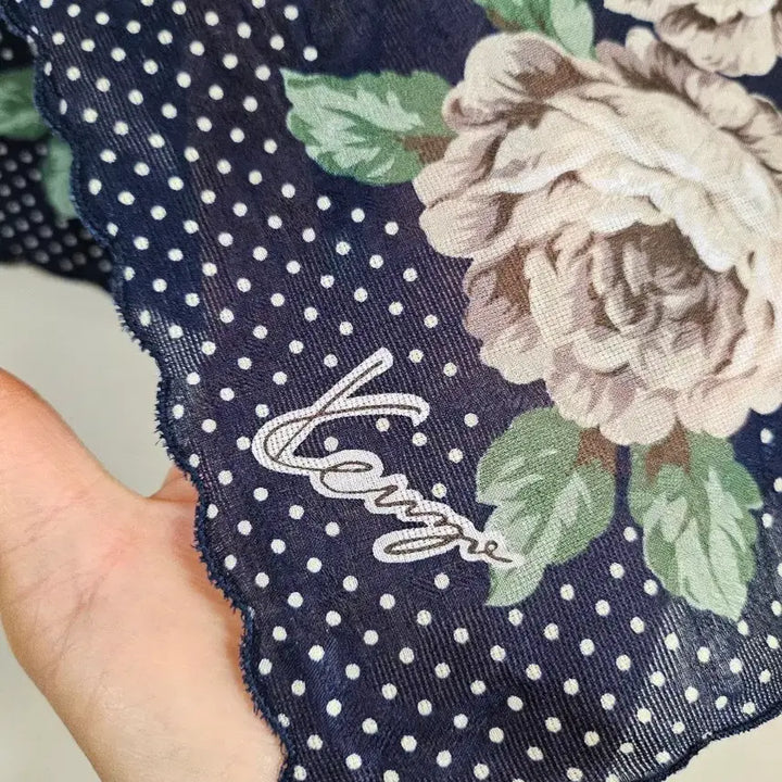 [BUNJANG] Kenzo Cotton Handkerchief / 미사용)겐조 손수건