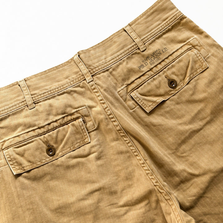 [BUNJANG] Polo Jeans HBT Cargo Half Pants / 폴로 진스 HBT 카고 하프 팬츠 36~37"