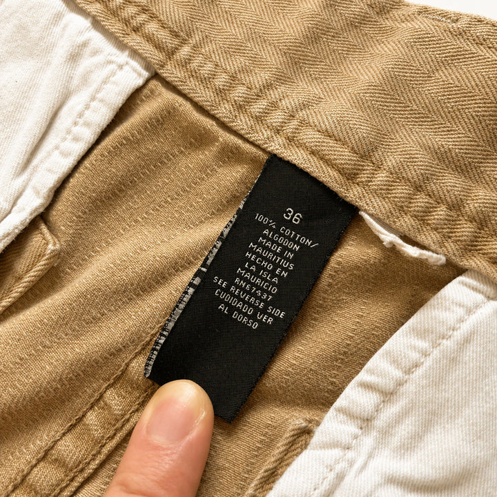 [BUNJANG] Polo Jeans HBT Cargo Half Pants / 폴로 진스 HBT 카고 하프 팬츠 36~37"