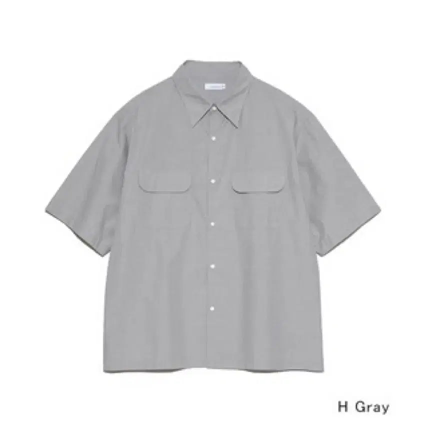 [BUNJANG] Nanamica Regular Collar End On End Shirt Heather Gray / [L] 나나미카 레귤러 카라 엔드 온 엔드 셔츠 헤더 그레이