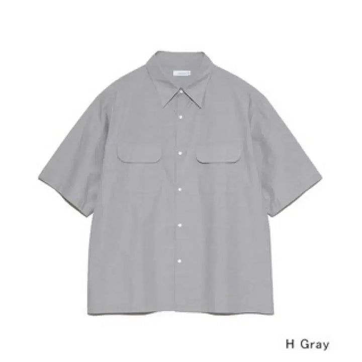 [BUNJANG] Nanamica Regular Collar End On End Shirt Heather Gray / [L] 나나미카 레귤러 카라 엔드 온 엔드 셔츠 헤더 그레이
