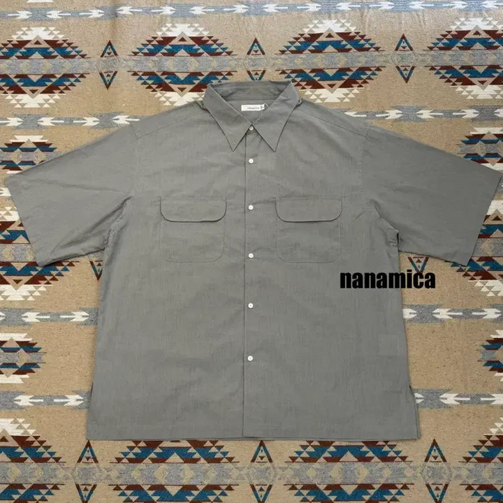 [BUNJANG] Nanamica Regular Collar End On End Shirt Heather Gray / [L] 나나미카 레귤러 카라 엔드 온 엔드 셔츠 헤더 그레이