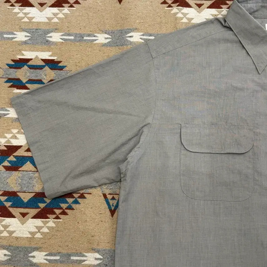 [BUNJANG] Nanamica Regular Collar End On End Shirt Heather Gray / [L] 나나미카 레귤러 카라 엔드 온 엔드 셔츠 헤더 그레이