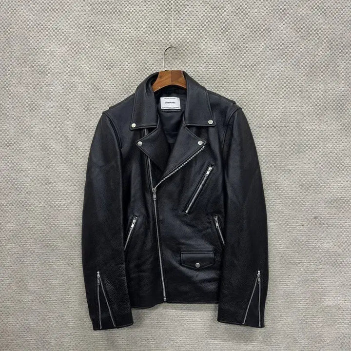 [BUNJANG] VIVASTUDIO Leather Jacket L A10000 / 비바스튜디오 라이더 가죽 자켓 L A10000