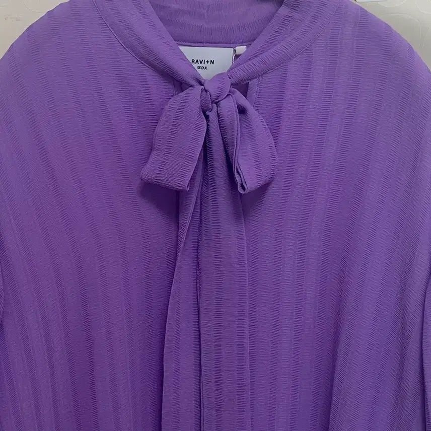 [BUNJANG] Purple Ruffle Dress / 연보라  원피스(프리)새상품