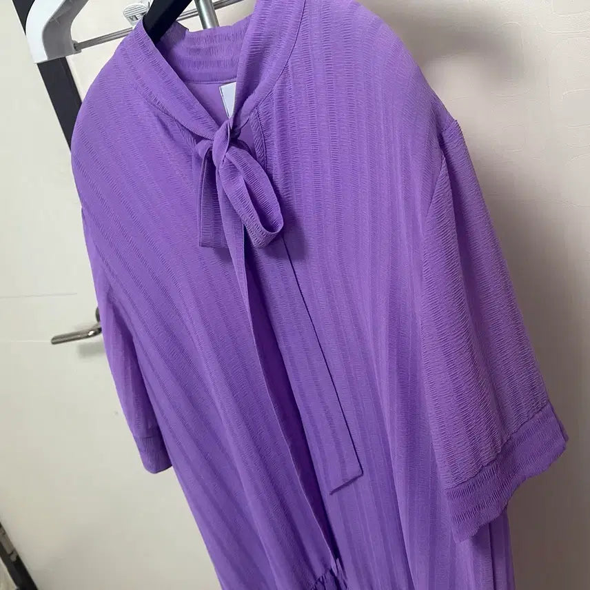[BUNJANG] Purple Ruffle Dress / 연보라  원피스(프리)새상품