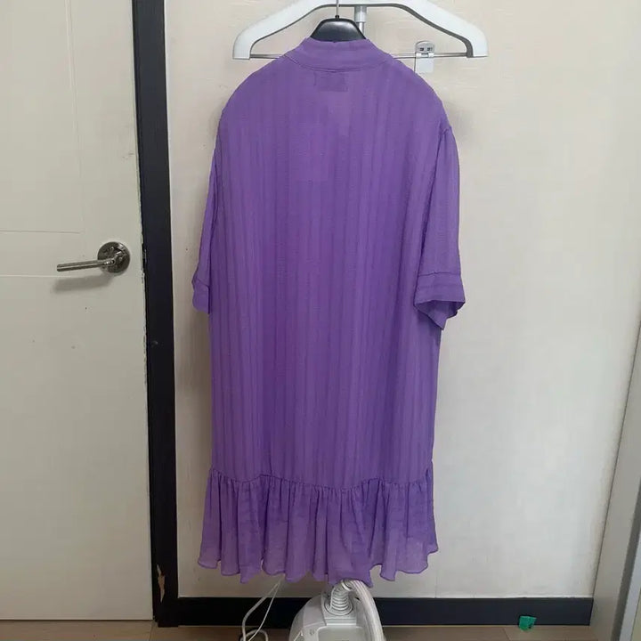 [BUNJANG] Purple Ruffle Dress / 연보라  원피스(프리)새상품