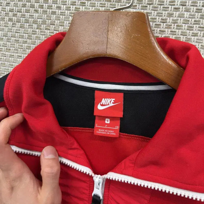 [BUNJANG] Nike Half-Zip Jersey Long Sleeve T-shirt (Size S) / 나이키 반집업 져지 긴팔티 S A10033