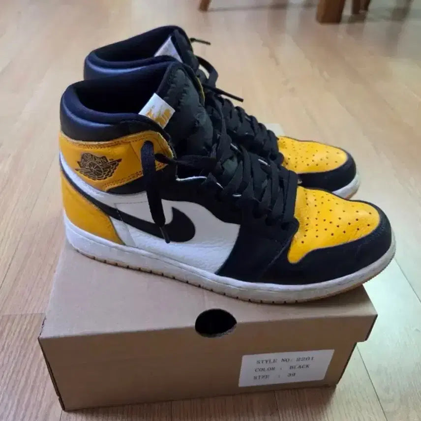 [BUNJANG] Nike Jordan 1 Retro High OG Taxi 275 / 나이키 조던 1 레트로 하이 OG 택시 275
