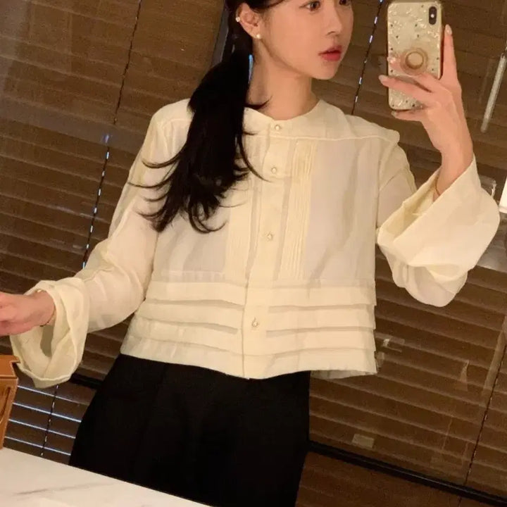 [SOLD OUT] 바이씨니 제작 이자벨블라(크림)새상품